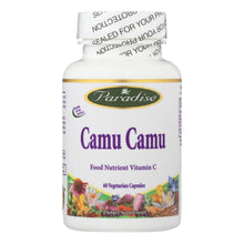 Load image into Gallery viewer, Paradise Herbs Camu Camu - 60 Vegetable Capsules