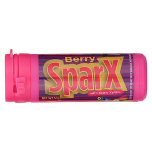 Sparx Candies - Berry - Xylitol - Case Of 6 - 30 Grm